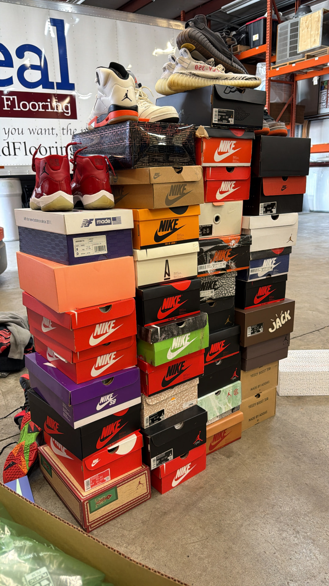 Mixed Jordan & Nike collection — warehouse pickup